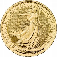 Britannia 1/2 uncji złota