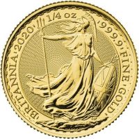 Britannia 1/4 uncji złota