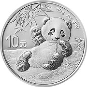 Chińska Panda 30g srebra