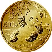 Chińska Panda 8g złota
