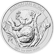 Australijski Koala 1 uncja srebra